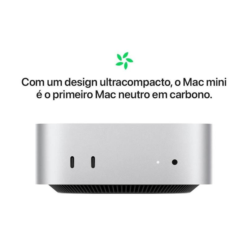 Mac mini Apple Chip M4, CPU de 10 Núcleos, GPU de 10 Núcleos